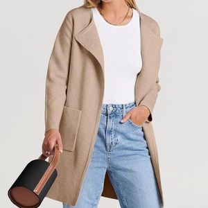 Women’s Open front Knit Cardigan Coat